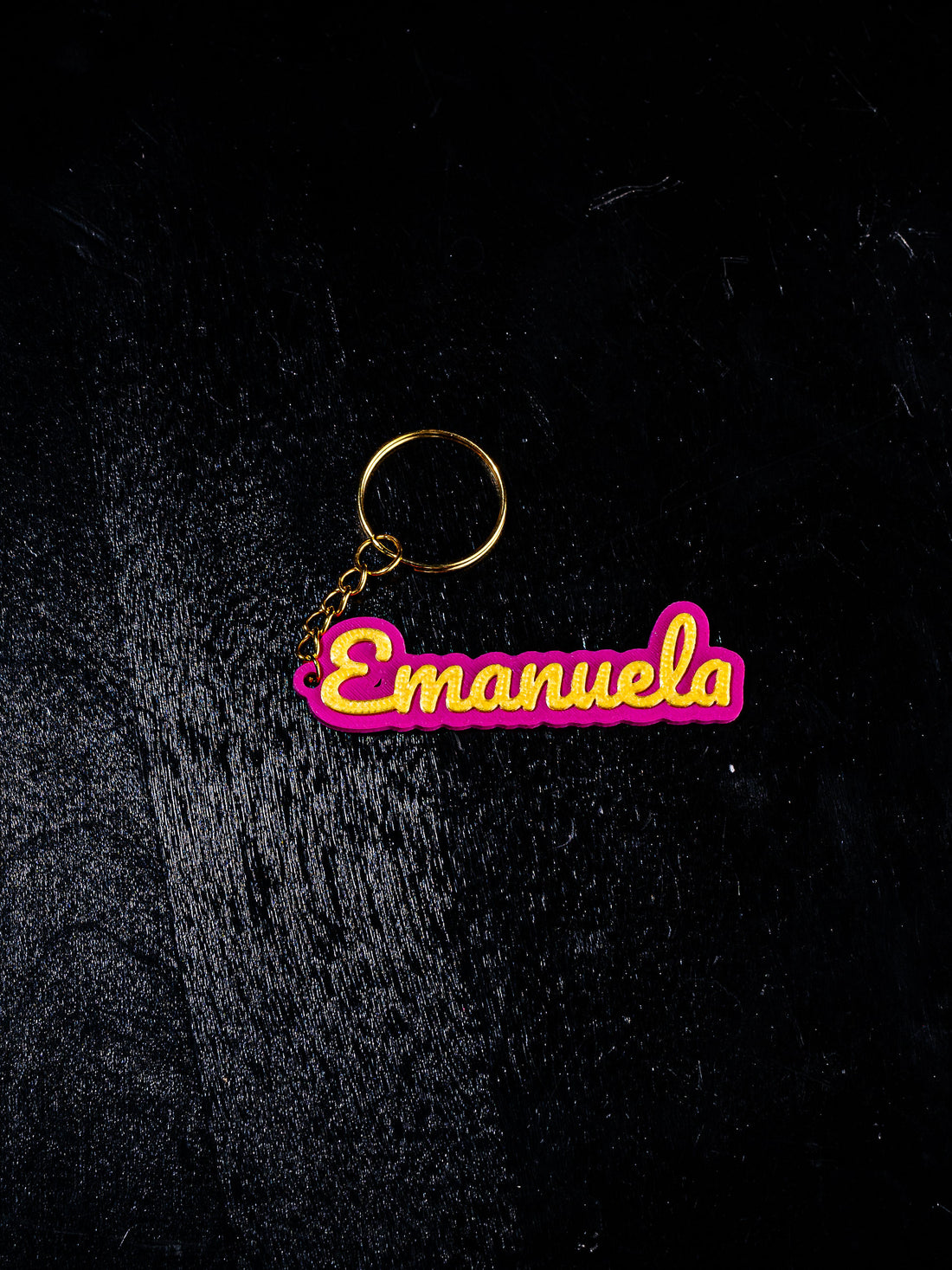"Emmanuelle" keychain