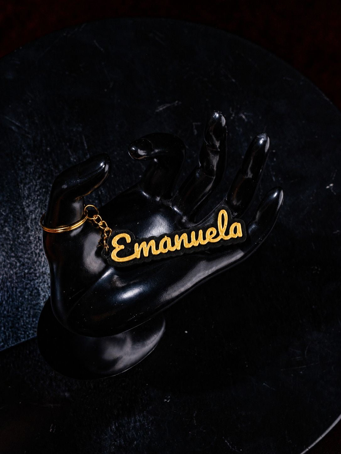 "Emmanuelle" keychain
